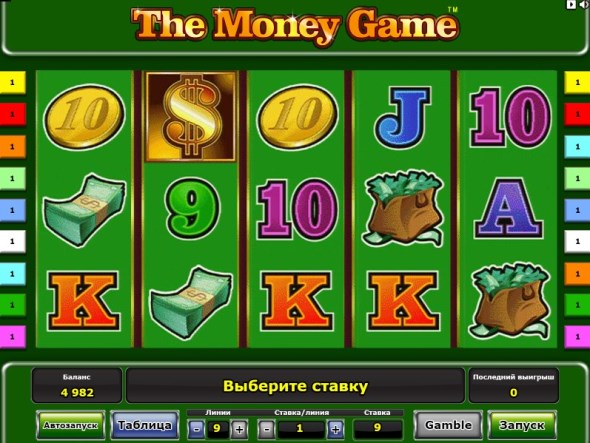 Играй в Money Game – автомат с 5000 демо кредитами бесплатно
